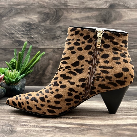 NIB Franco Sarto Delighted2 Cone Kitten Heel Ankle Bootie - Picture 7 of 13